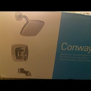 Moen Brushed Nickel Tub and Shower Faucet